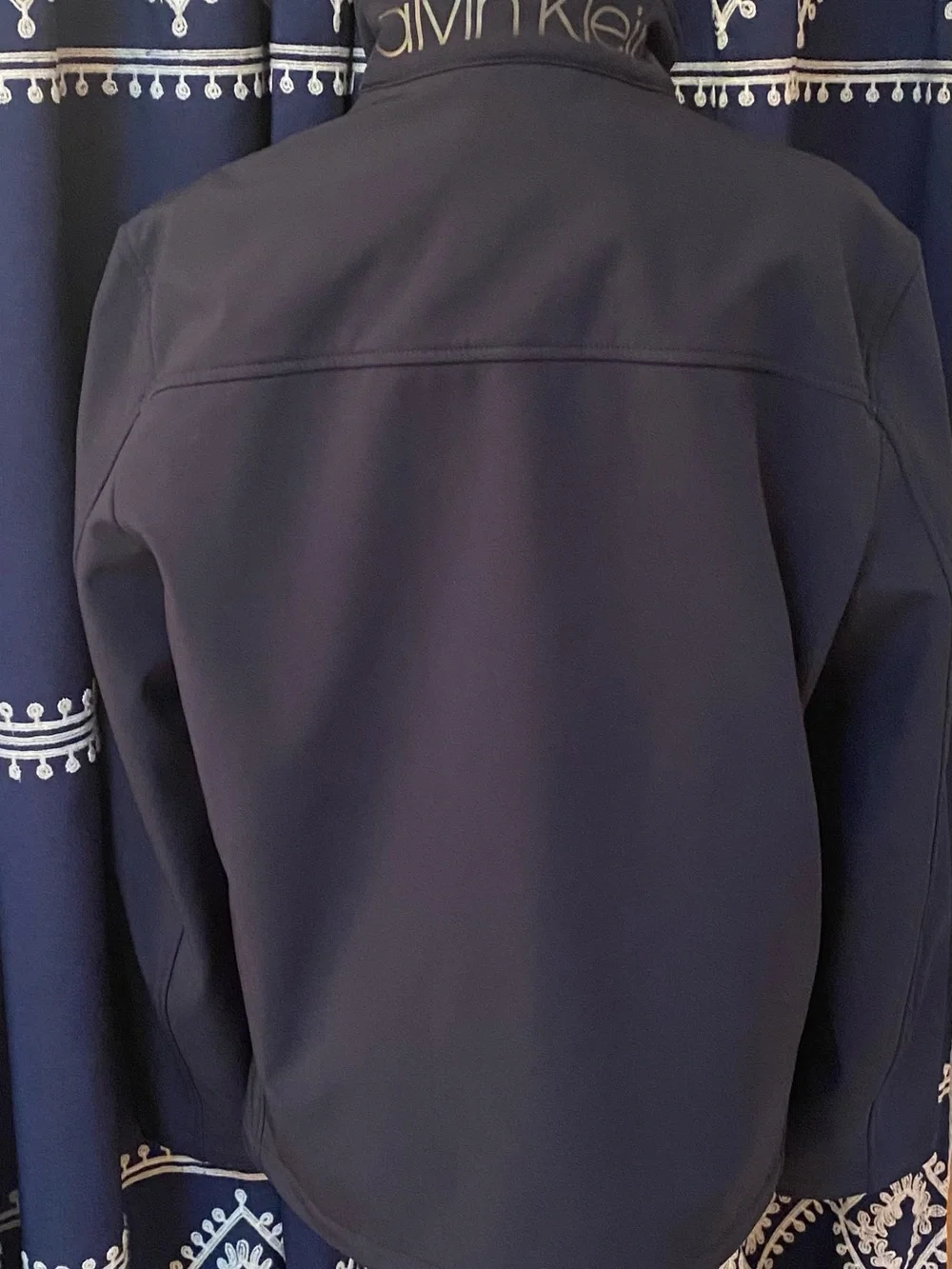 Calvin Klein Navy Utility Softshell Jacket - Picture 3 of 13